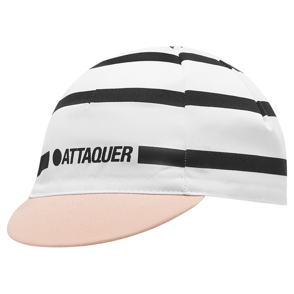 white cycling caps