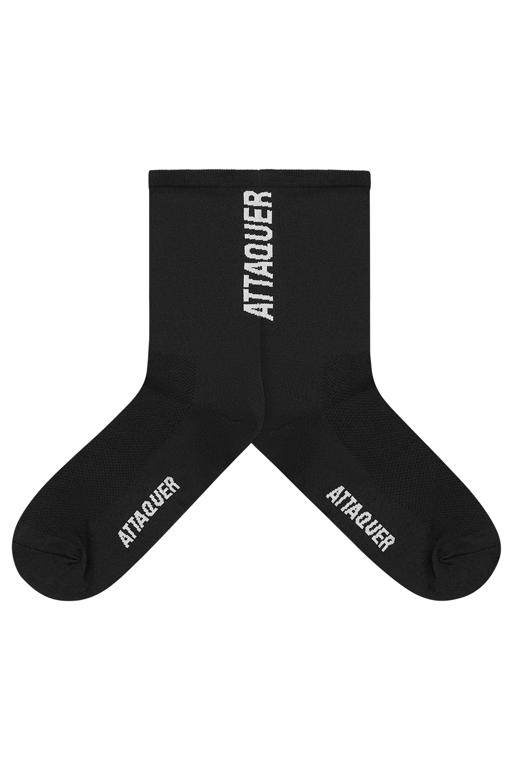 Attaquer | Vertical Logo Socks | Black