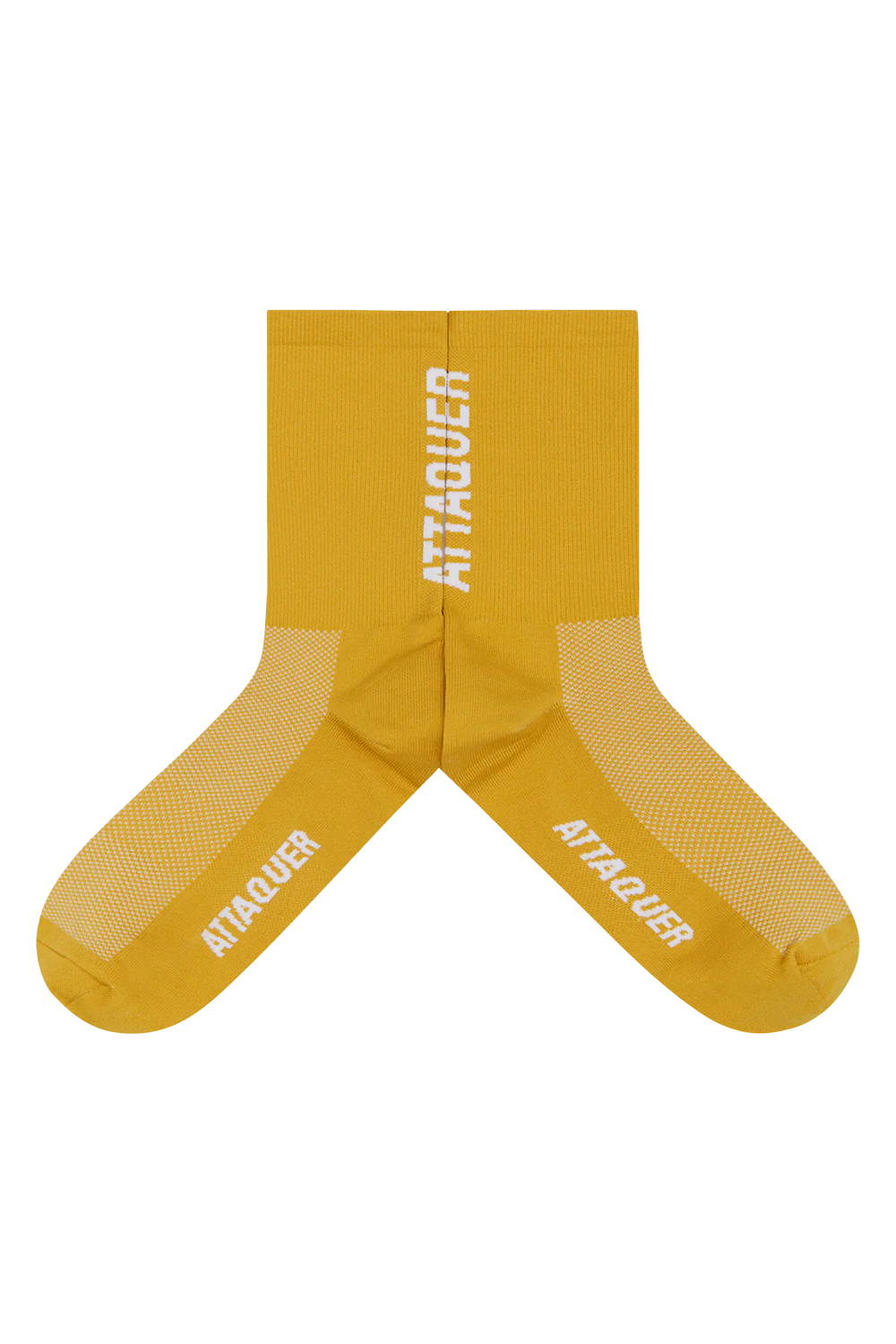 Attaquer | Vertical Logo Socks | Wattle