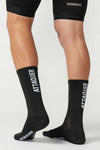 Attaquer | Vertical Logo Socks | Black