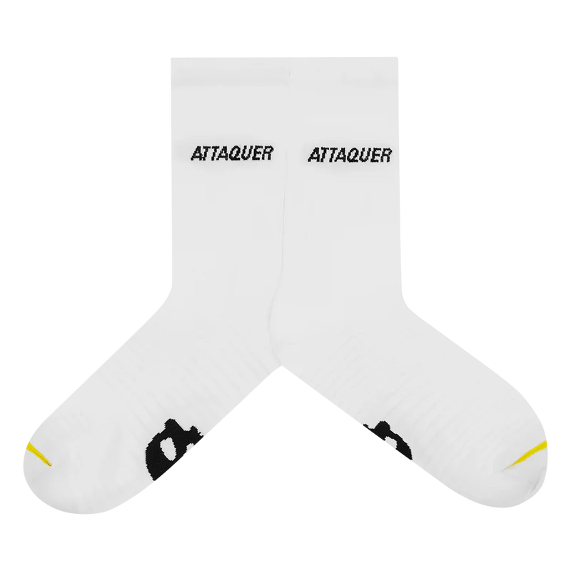 Attaquer All Day Side Logo Socks - White