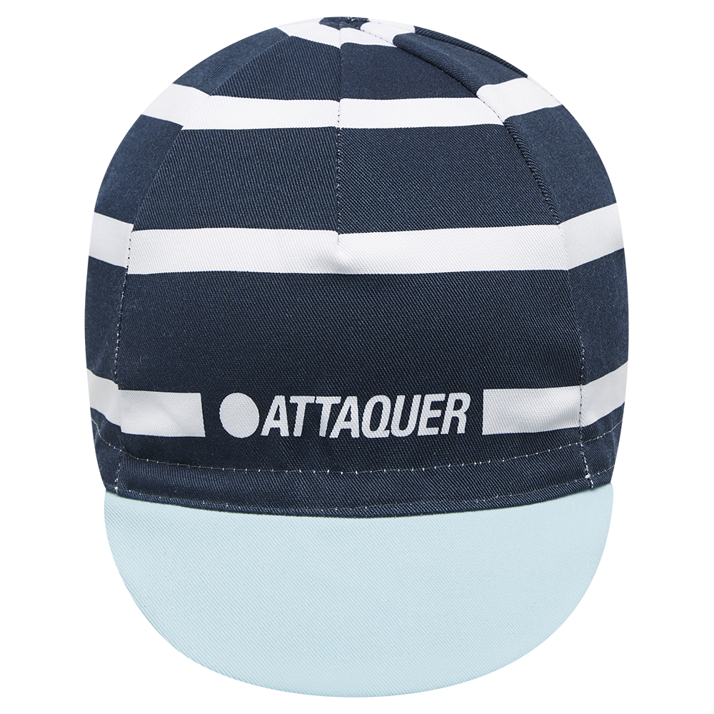 Stripe Logo Cap Navy detail