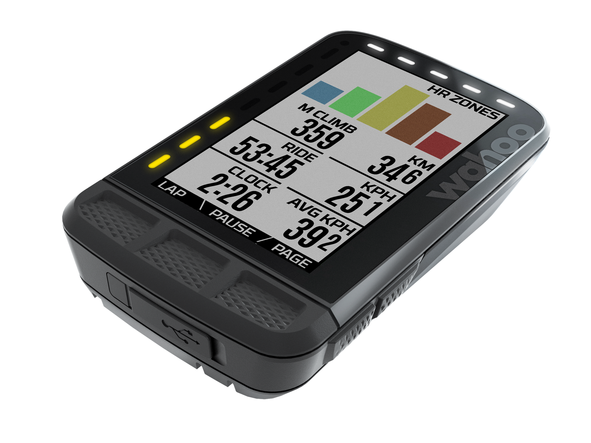 Wahoo elemnt heart rate best sale